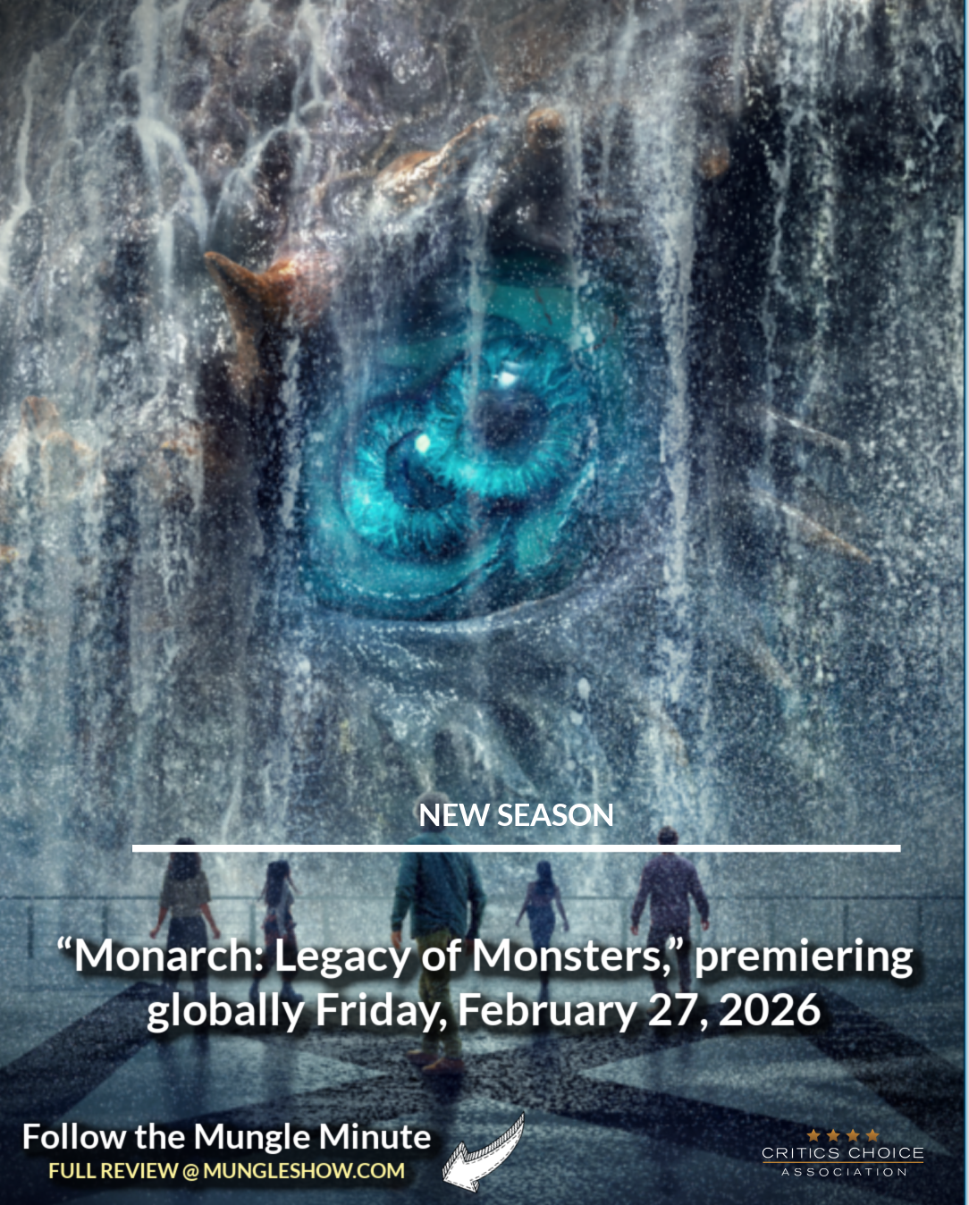 Apple TV’s hit sci-fi drama “Monarch: Legacy of Monsters,” premiering globally Friday, February 27, 2026